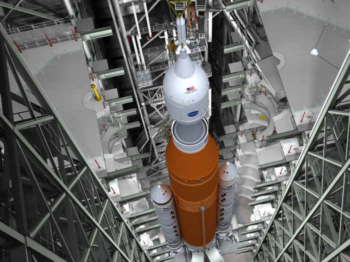 NASA is building its own rocket and spacecraft, called Space Launch System, but that program won