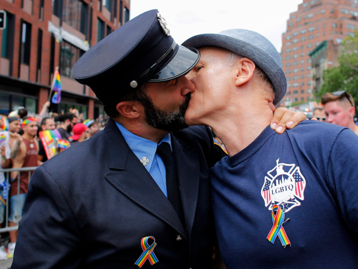 The parade is a time when LGBT people can feel safe in public expressing themselves.