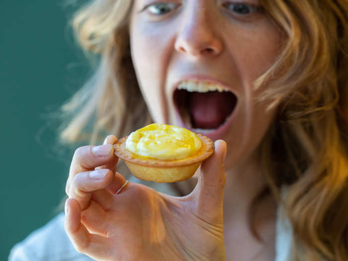 It turns out that I was in the minority in the office though: my co-workers were big fans of the cheesy, bite-sized treats. Of the six of us, I was the only one who couldn