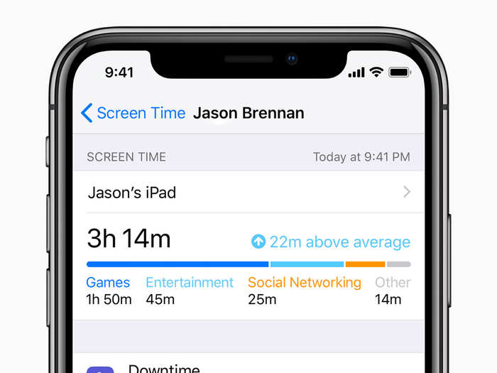 6. A suite of new tools called Screen Time helps you use your phone responsibly and possibly cut down on your usage.