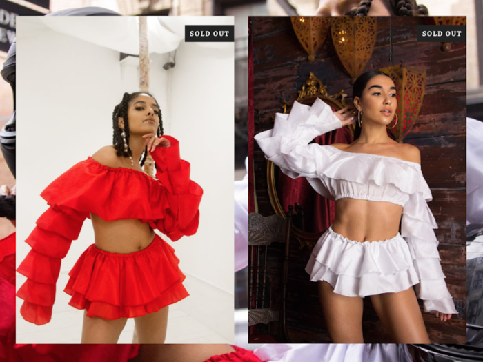 Slashed By Tia is a brand founded by 20-year-old Teni Adeola. Designs typically sell for upwards of $150 online, and she also creates custom pieces for celebrity clients.