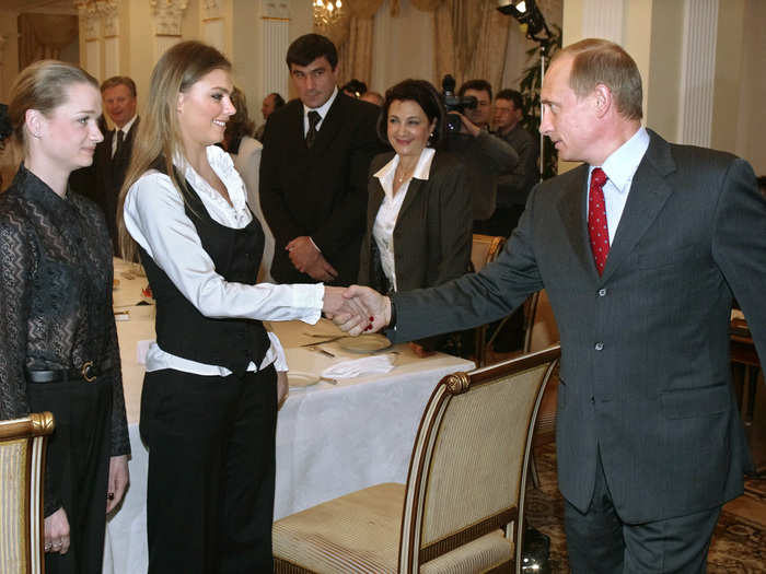 Finally, there are rumors that Putin has a third daughter with girlfriend and former Russian rhythmic gymnast Alina Kabaeva.