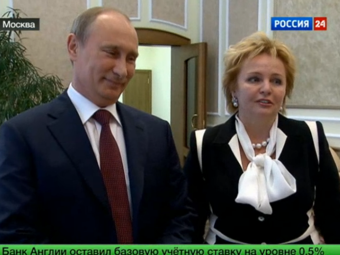 "Not all fathers are as loving with their children as he is," Lyudmila said in a quote on Putin