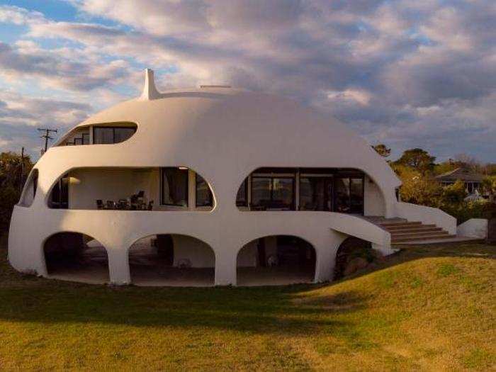 The story behind the dome-shaped "Eye of the Storm" home started with Hurricane Hugo in 1989.