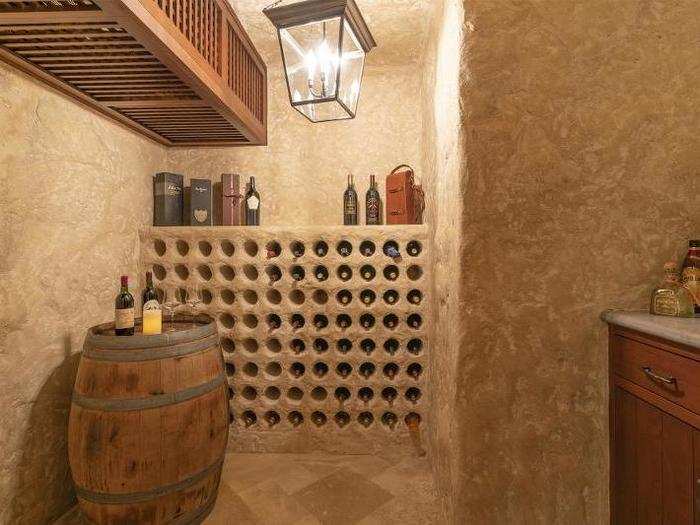 And what multi-million-dollar home is complete without a wine cellar?