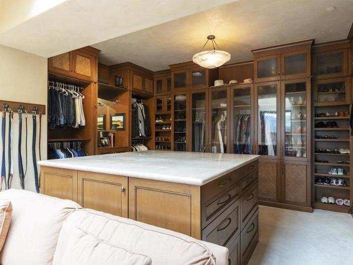 The closets, like the home it sits in, is expansive and puts your average walk-in closet to shame.