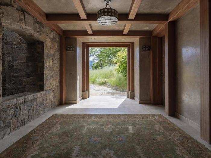 Homeowners and guests enter the home through an entryway.