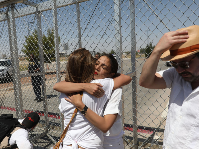 Earlier this week she traveled to the US-Mexico border to directly confront border officers outside a child detention center.