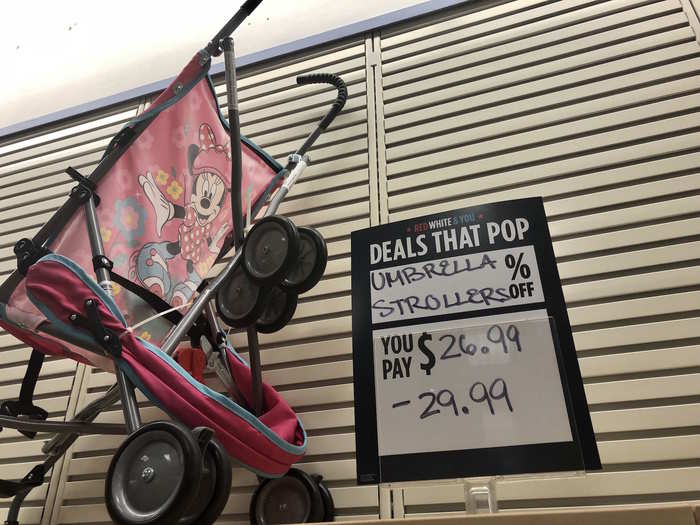 Others were confusing, like this one that seemed to indicate that Sears shoppers would earn $3 for buying this stroller.