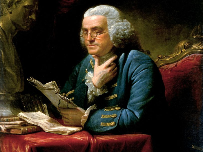 Before 8 a.m., Franklin would also get down to business and do some reading.