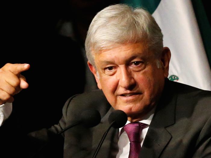 This was his third time running for president, having lost the past two elections in 2006 and 2012. After losing the 2006 election, he called the results a fraud and called himself "the legitimate president of Mexico" and his supporters staged sit-ins and blockades around the country.