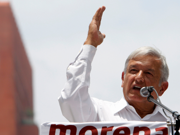 He also said he would propose to keep NAFTA, which Trump has said he was "not happy with." But López Obrador "doesn