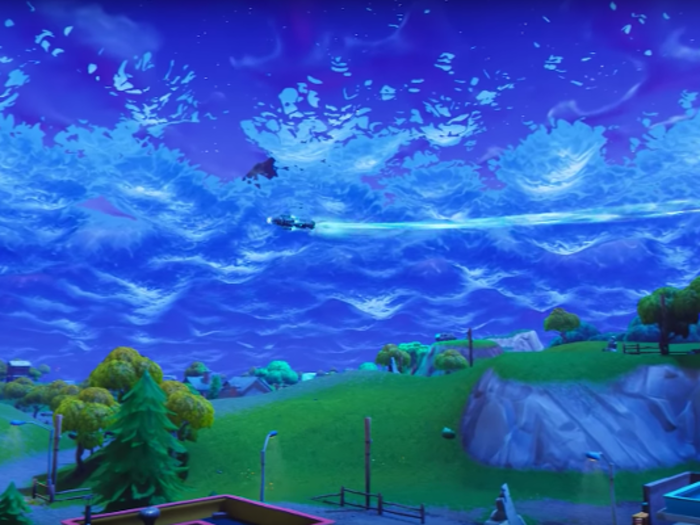 The rocket zoomed through the air, as millions of confused players looked on.