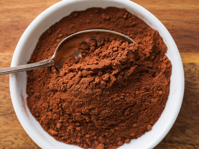 WASHINGTON DC: Cocoa powder