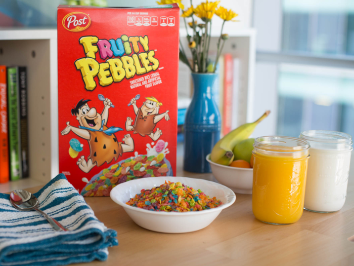 MICHIGAN: Fruity Pebbles cereal