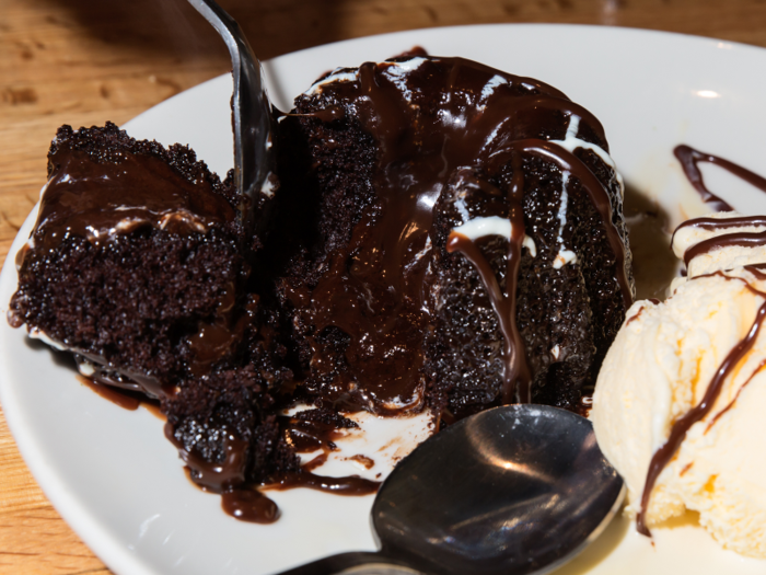 Before we even took a bite, the familiar chocolatey aroma of brownies baked fresh from the box engulfed the table.