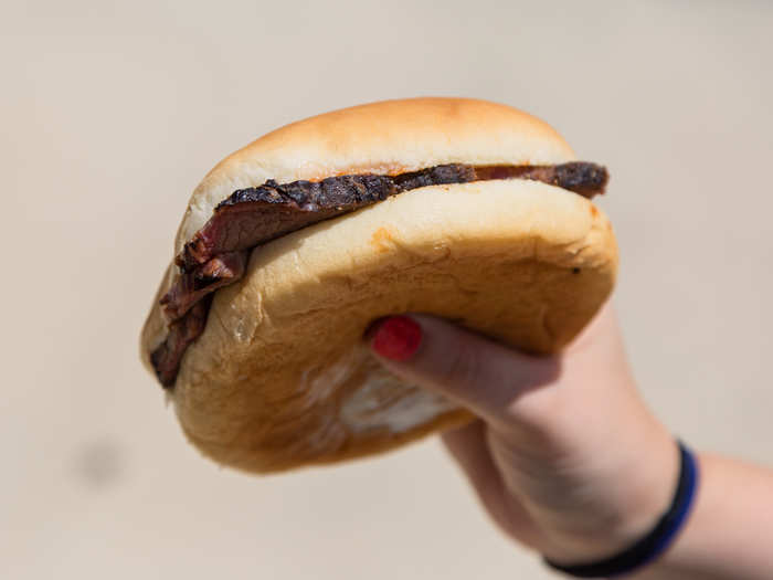 The sliced brisket sandwich is a barbecue classic that you won