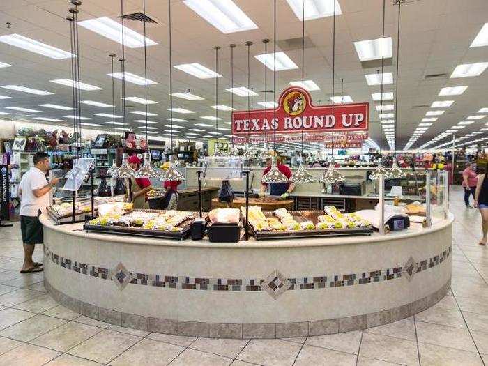 Walking into Buc-ee