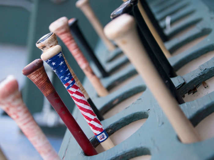 Americans also celebrated by watching baseball.