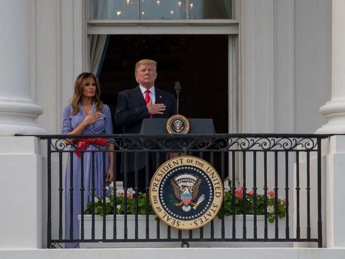 In Washington D.C., the president and first lady attended a picnic for military families on the South Lawn of the White House