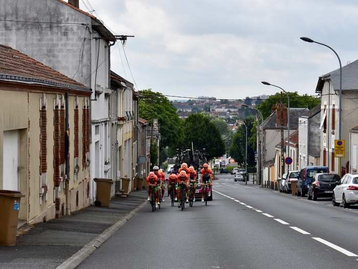 Soon we started hitting false flats and long, dragging climbs, so there was definitely some intensity early on. The order of the riders is crucial to success: Faster riders rotate with slower ones in order to keep the speed as fast as possible, so it