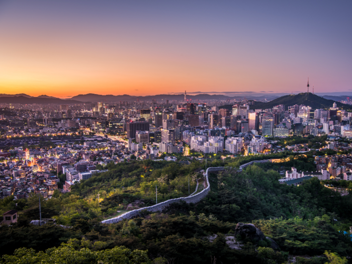 High-speed rail trains currently in operation in Korea are designed for a top speed of 350 km/h (217 mph) and and operating speed of 300 km/h (186 mph).