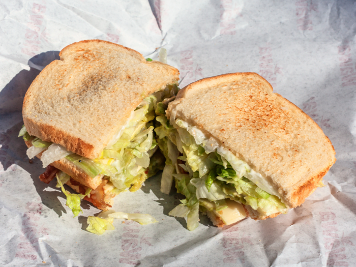 One misstep, however, was the avocado bacon club. The effort of the previous items was absent. Iceberg lettuce? Under-toasted bread? This wasn