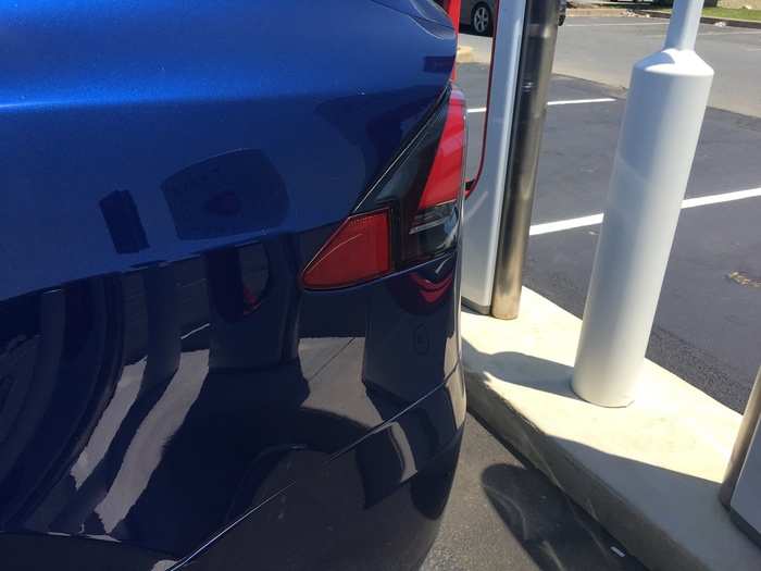 The process of using a Supercharger is incredibly simple. Pull your Tesla up within range of the charging lead and...