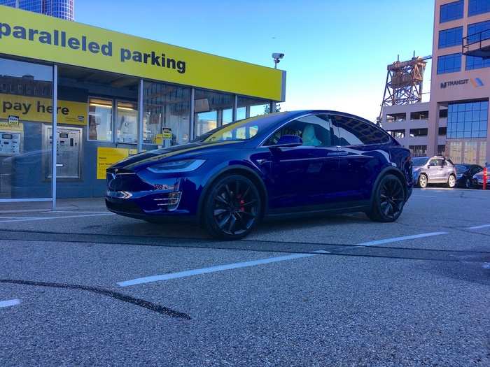 After meeting up at Newark Penn Station, we pick up our test car from a nearby parking lot.