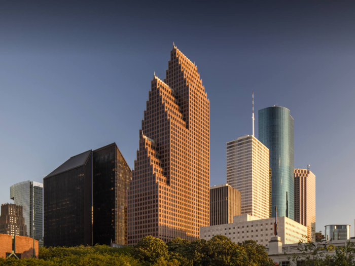 Texas — The Bank of America Center in Houston