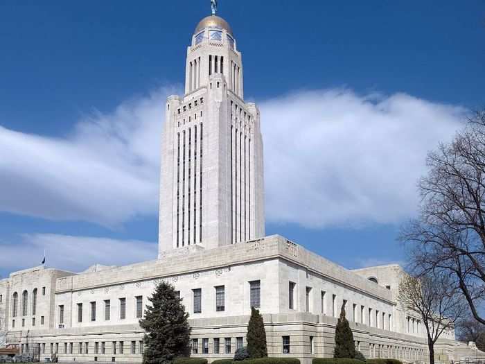 Nebraska — The Nebraska State Capitol Building in Lincoln