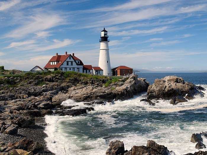 Maine — Portland Head Light in Cape Elizabeth