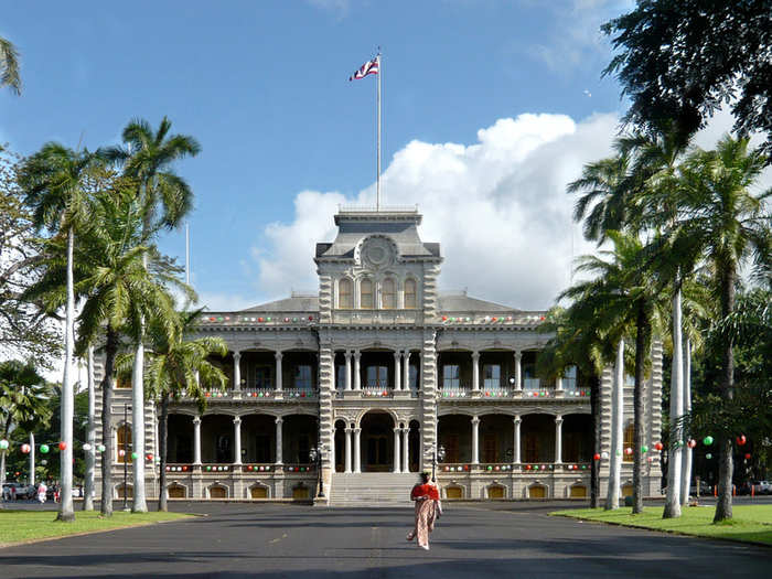 Hawaii — Iolani Palace in Honolulu