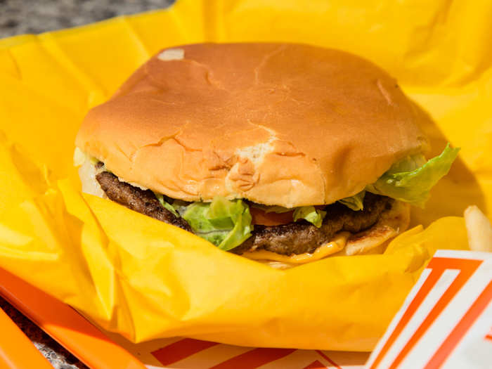 Whataburger certainly offers a big burger for your buck — large and somewhat flat, cut from the same cloth as fast-food peers such as McDonald