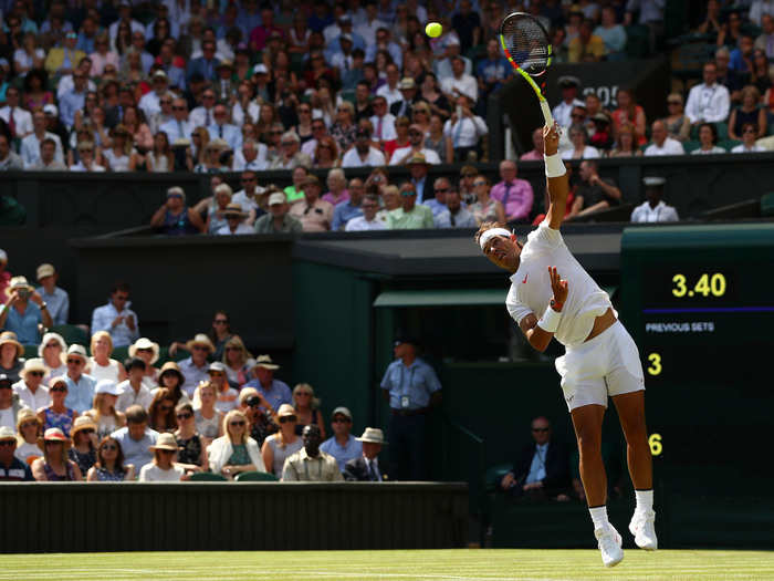 Nadal coasted to a straight sets victory (6-3, 6-3, 6-2) over Sela and went on to dominate Mikhail Kukushkin in the Round of 64 (6-4, 6-3, 6-4) and Alex de Minaur in the Round of 32 (6-1, 6-2, 6-4) later in the week.