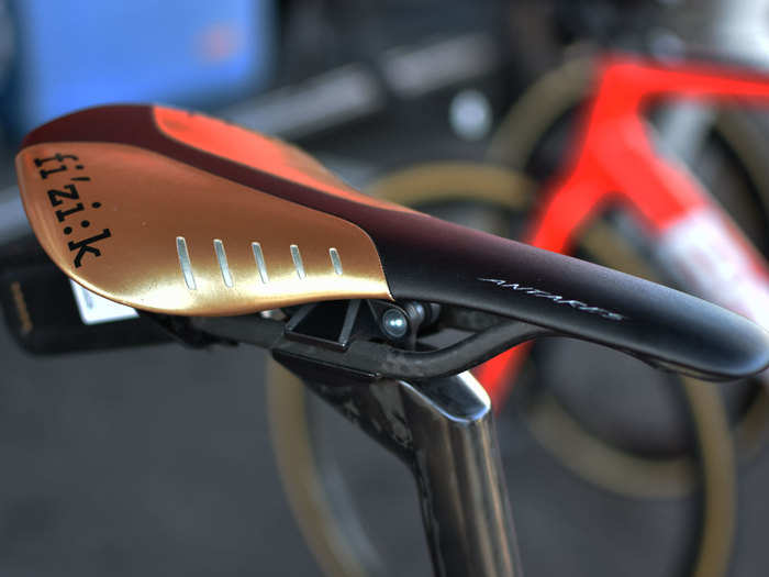 The saddle is a nod to the Olympic champ, known as GvA, who won gold in Rio.