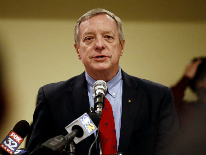 After Trump made his announcement, Durbin also spoke out against Kavanuagh