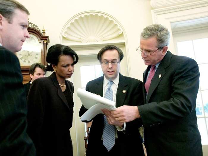 From 2001 to 2006, Kavanaugh worked under former President George W. Bush as assistant, staff secretary, and senior associate counsel to the president.