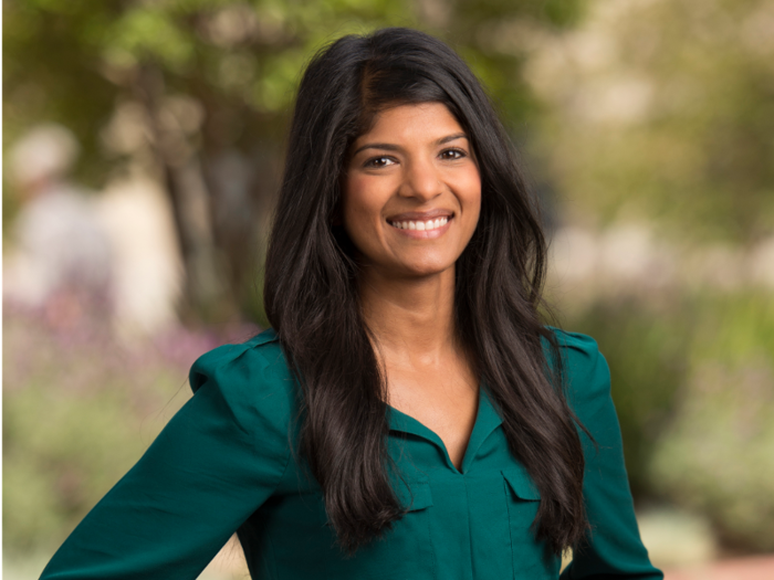 Dr. Veena Jones, 32, is using her experience as a doctor to help her hospital system better use technology to communicate with patients.