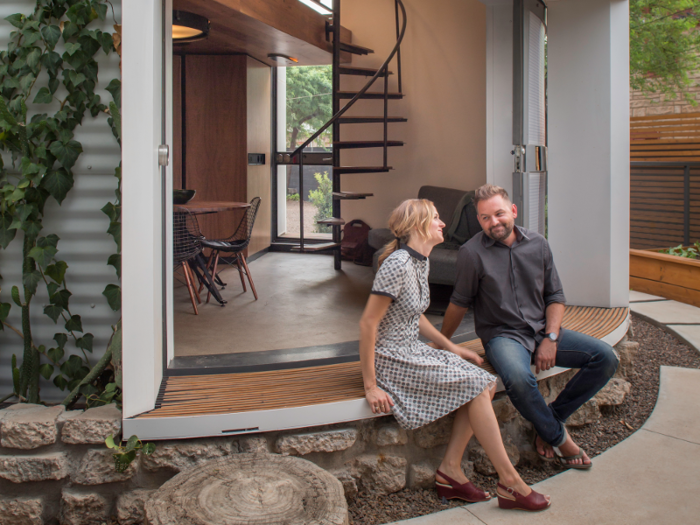 Kaiser said spending their first year of marriage in such a small space afforded the pair an intimacy that they may not have had had they lived in a bigger home. For them, tiny living simplified life. "We affectionately called it the 