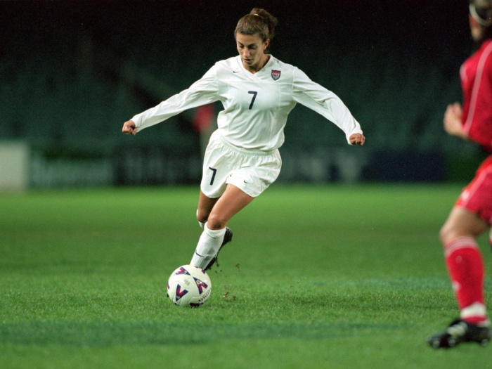 Sara Whalen was a midfielder who came on for Michelle Akers in extra time.