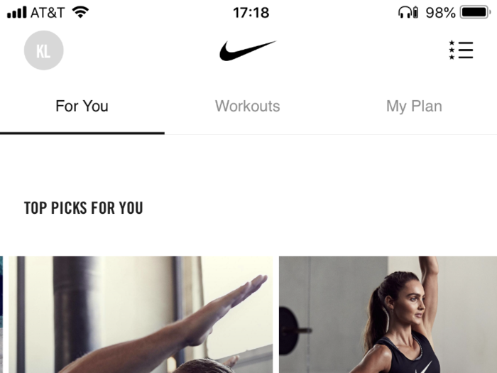 Second highest overall: Nike+ Training Club