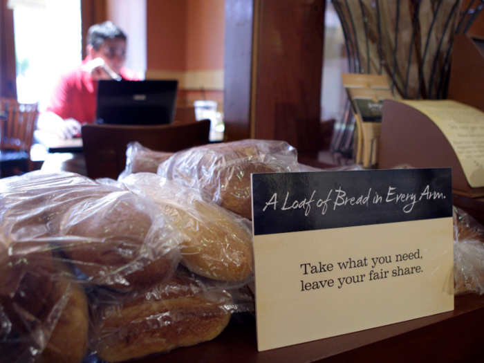 The bread is really baked in the store