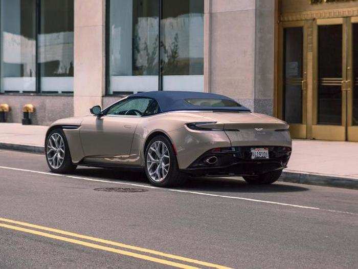 The rear is stunning — an achievement, given that the back end has to accommodate the top when retracted. Note how the tail lights and headlamps are proportional in terms of graphic mass without resembling each other too much.