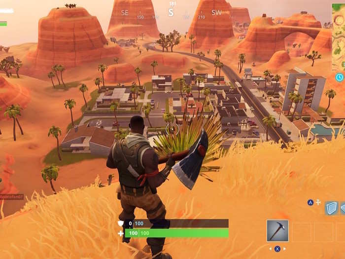 Moisty Mire is now officially Paradise Palms, a sandy desert complete with cactuses,  tumbleweeds, and lots of palm trees.