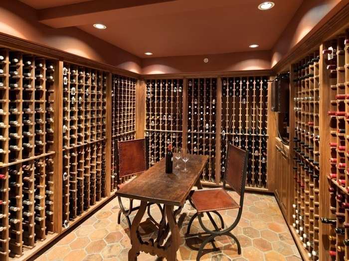 And last but certainly not least is the wine cellar, capable of holding 1,600 bottles of wine. McNair said the Fullers had reclaimed brick from France brought in to cover the floor.