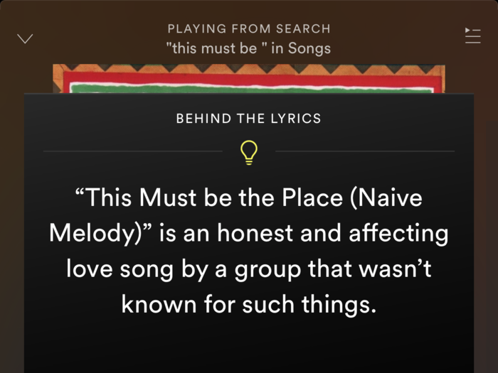 Spotify even has Genius 