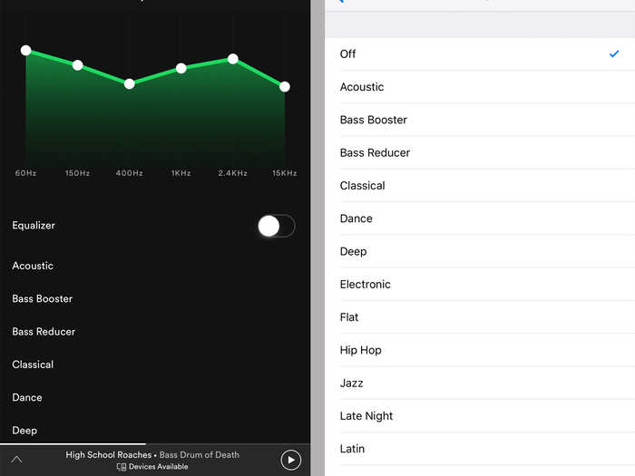 Spotify is a winner when it comes to audio quality options.