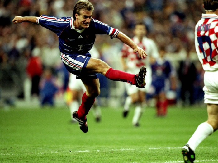 Didier Deschamps was a defensive midfielder for Juventus and the France captain.