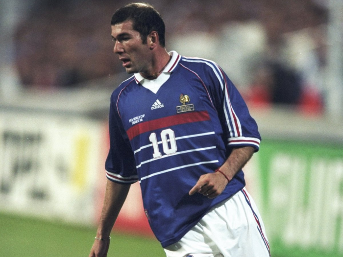 Zinedine Zidane was an attacking midfielder for Juventus and the talisman of the French team. He scored two goals in the Final, and also scored in the penalty kick shootout against Italy in the quarter-finals.